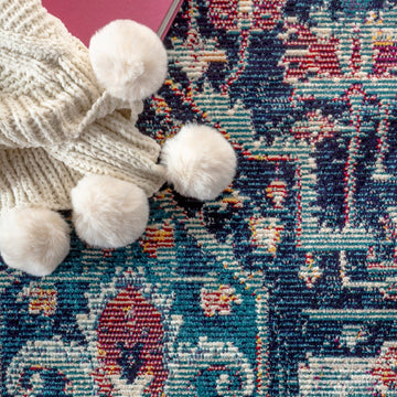 Zafra Vintage Medallion Area Rug